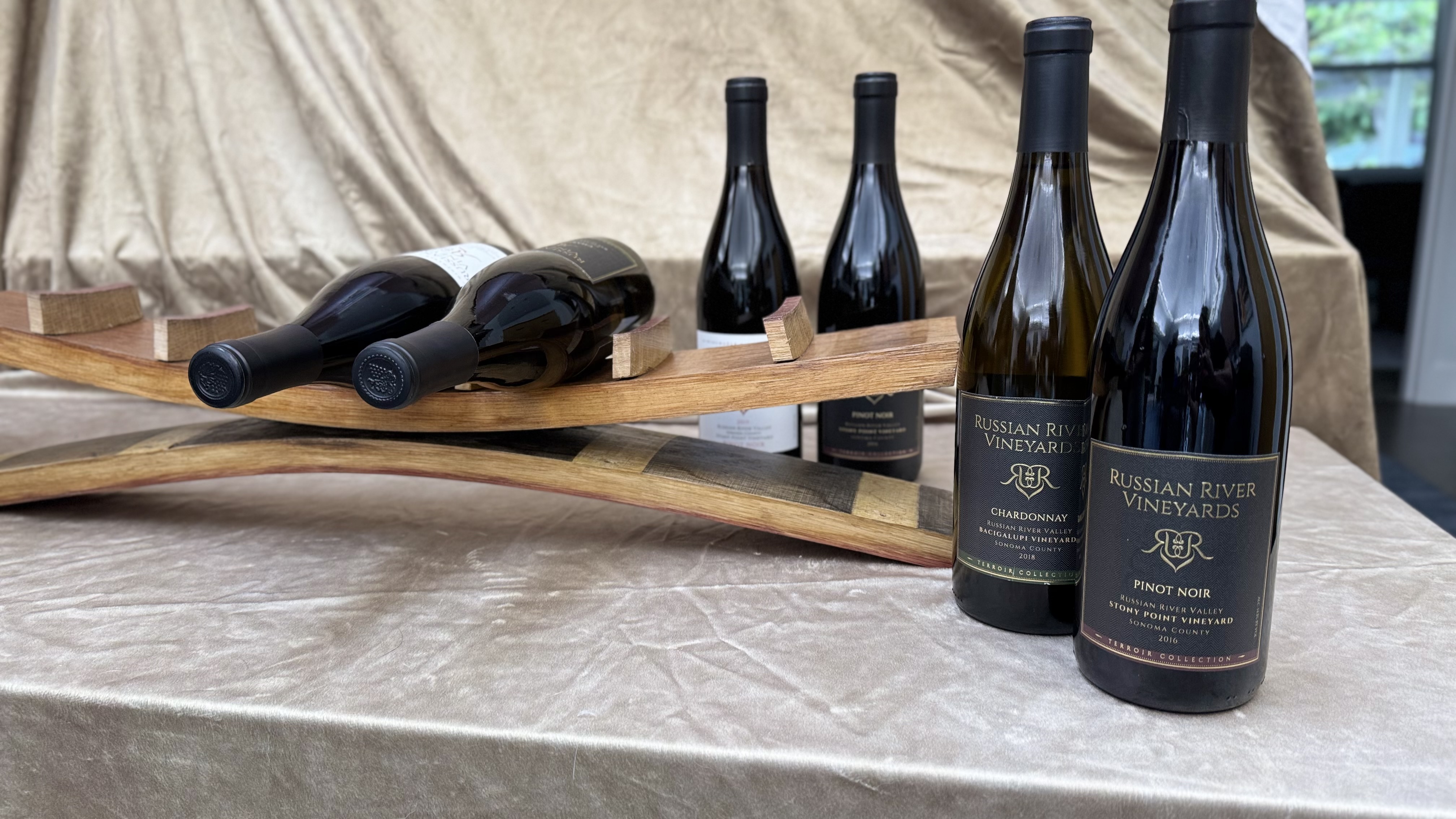 Russian River Valley Wines + Barrel Stave Wine Rack - Independence is ...